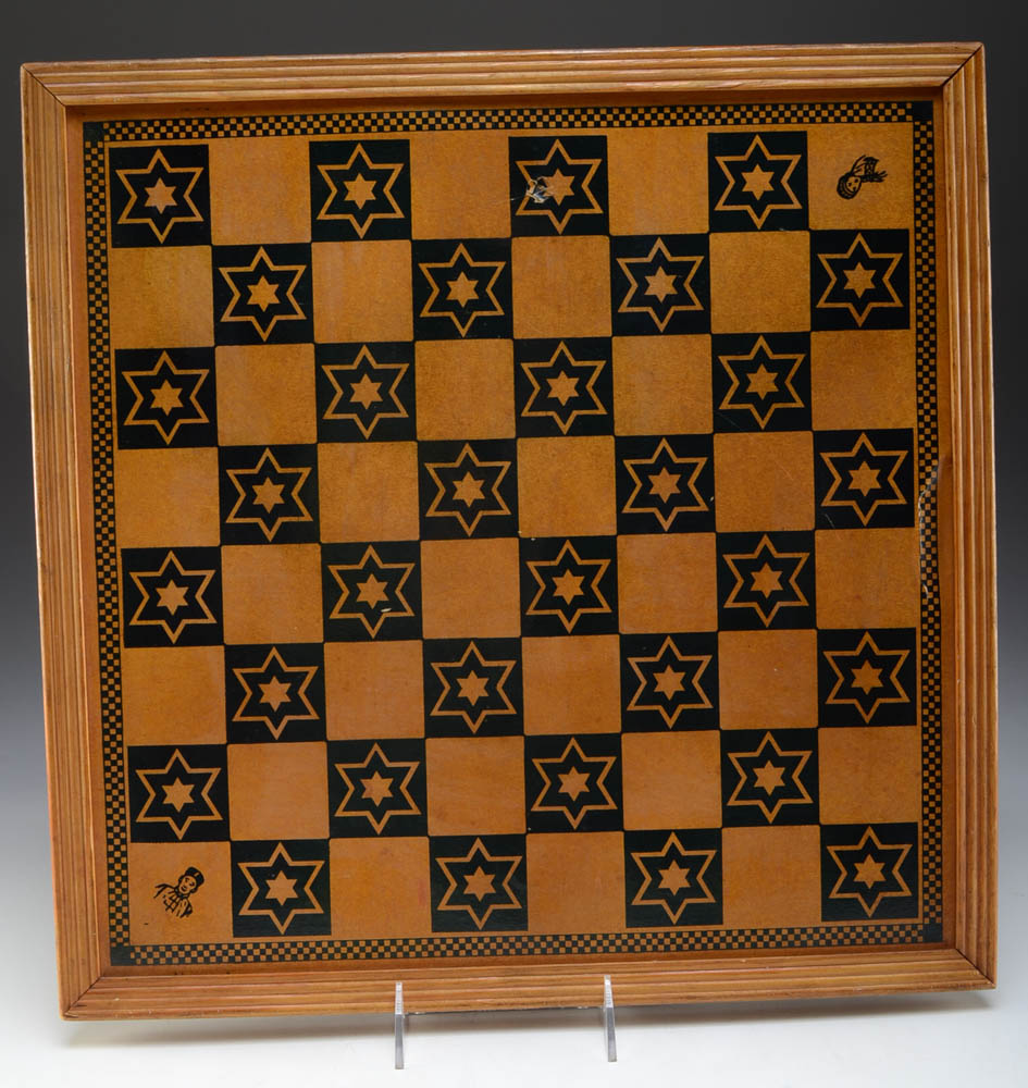 Chinese Checkers Board with 8x8 Checker Board to Reverse