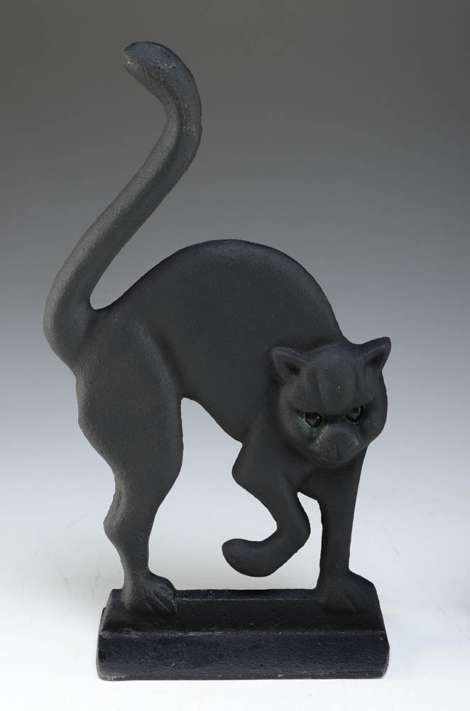 Pair of Cast Iron Animal Doorstops