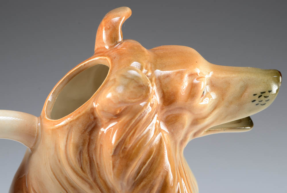 Vintage Ucagco Occupied Japan Collie Cream Pitcher