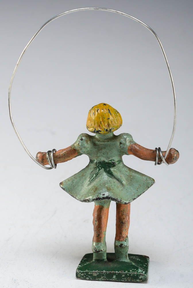 Lead and Cast Iron Children at Play Figurines
