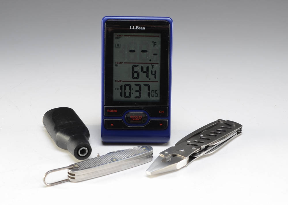 Vintage Pocket Tools and L.L. Bean Weather Station