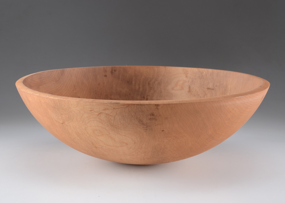 Vintage Turned Wood Bowl From Vermont