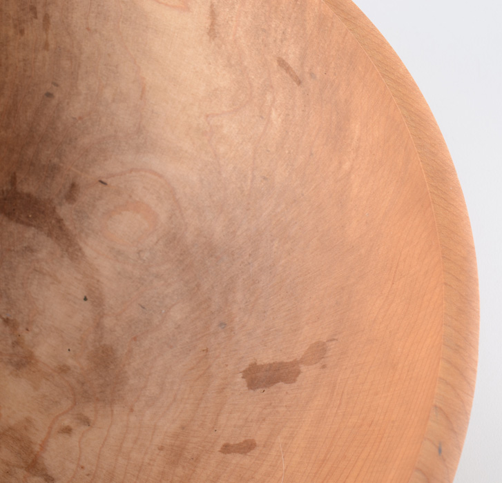 Vintage Turned Wood Bowl From Vermont