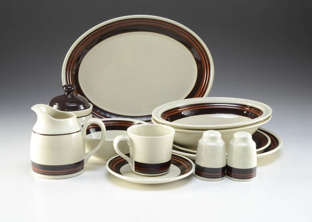 Assortment of Royal Doulton "Bistro" Lambethware