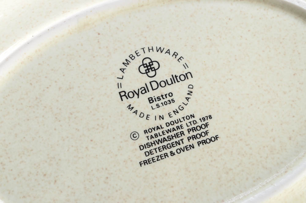 Assortment of Royal Doulton "Bistro" Lambethware