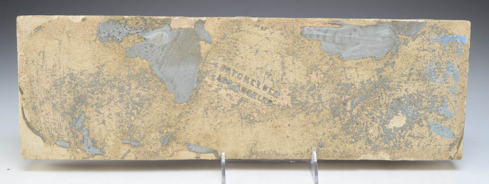 Three Batchelder Arts and Crafts Tiles