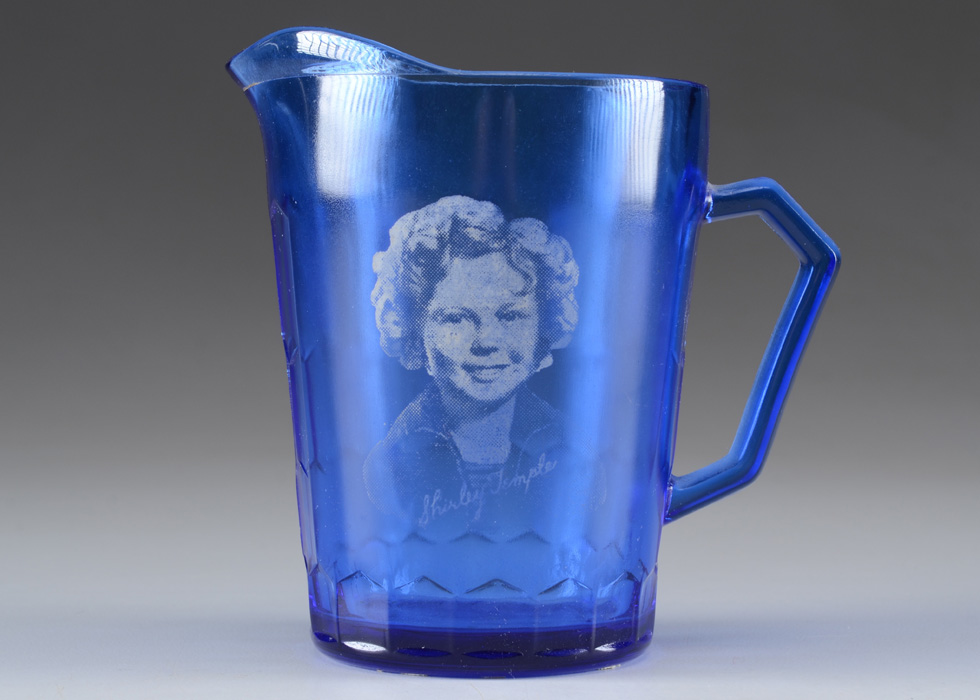 Shirley Temple Blue Pitcher