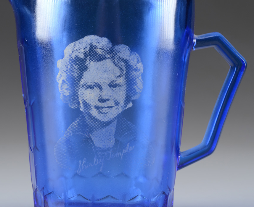 Shirley Temple Blue Pitcher