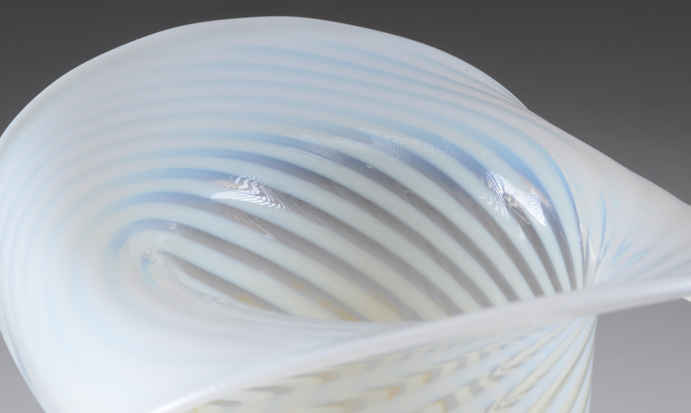 Fenton Glass Hat Vase