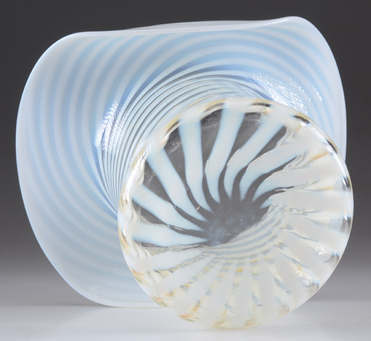 Fenton Glass Hat Vase