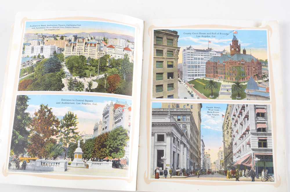 Antique California Souvenir Booklet, Circa 1913