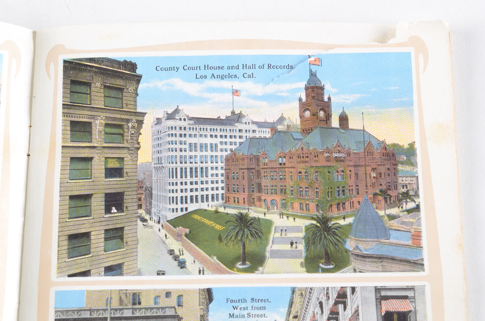 Antique California Souvenir Booklet, Circa 1913