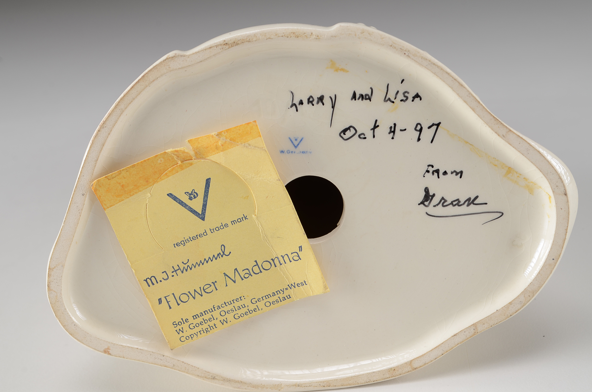 Hummel Virgin and Child, TMK-3