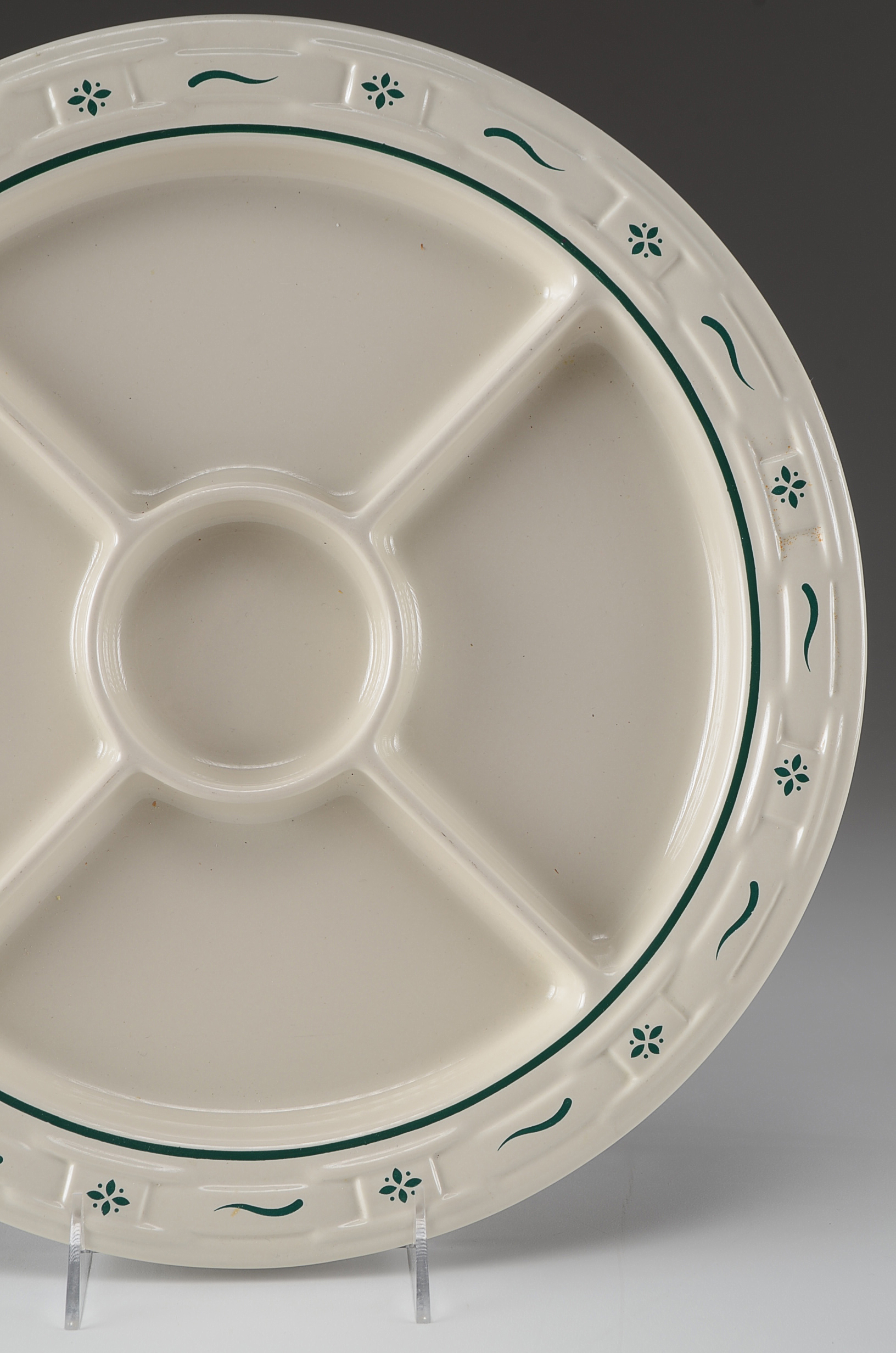 Longaberger Divided Pottery Platter