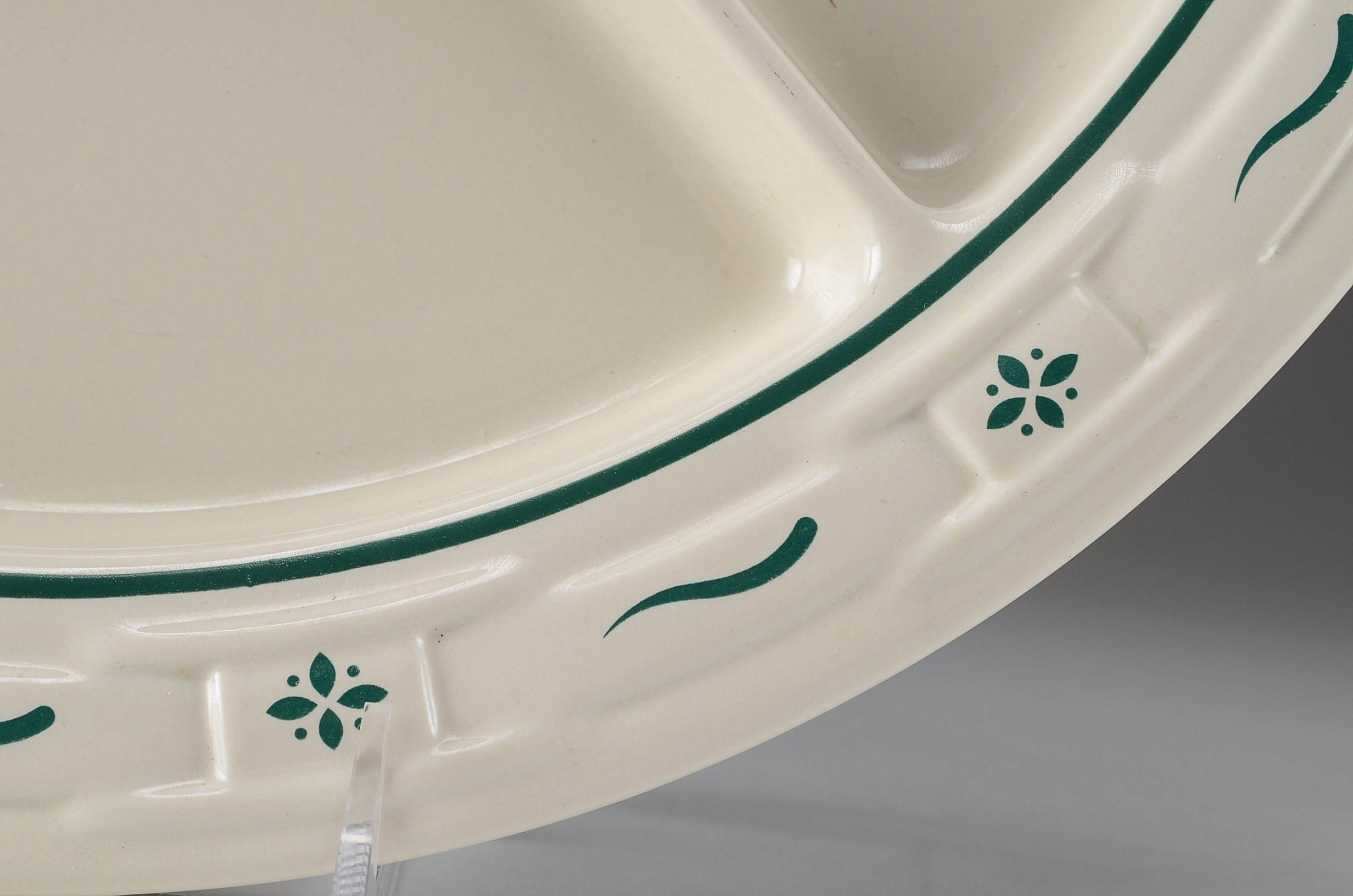 Longaberger Divided Pottery Platter