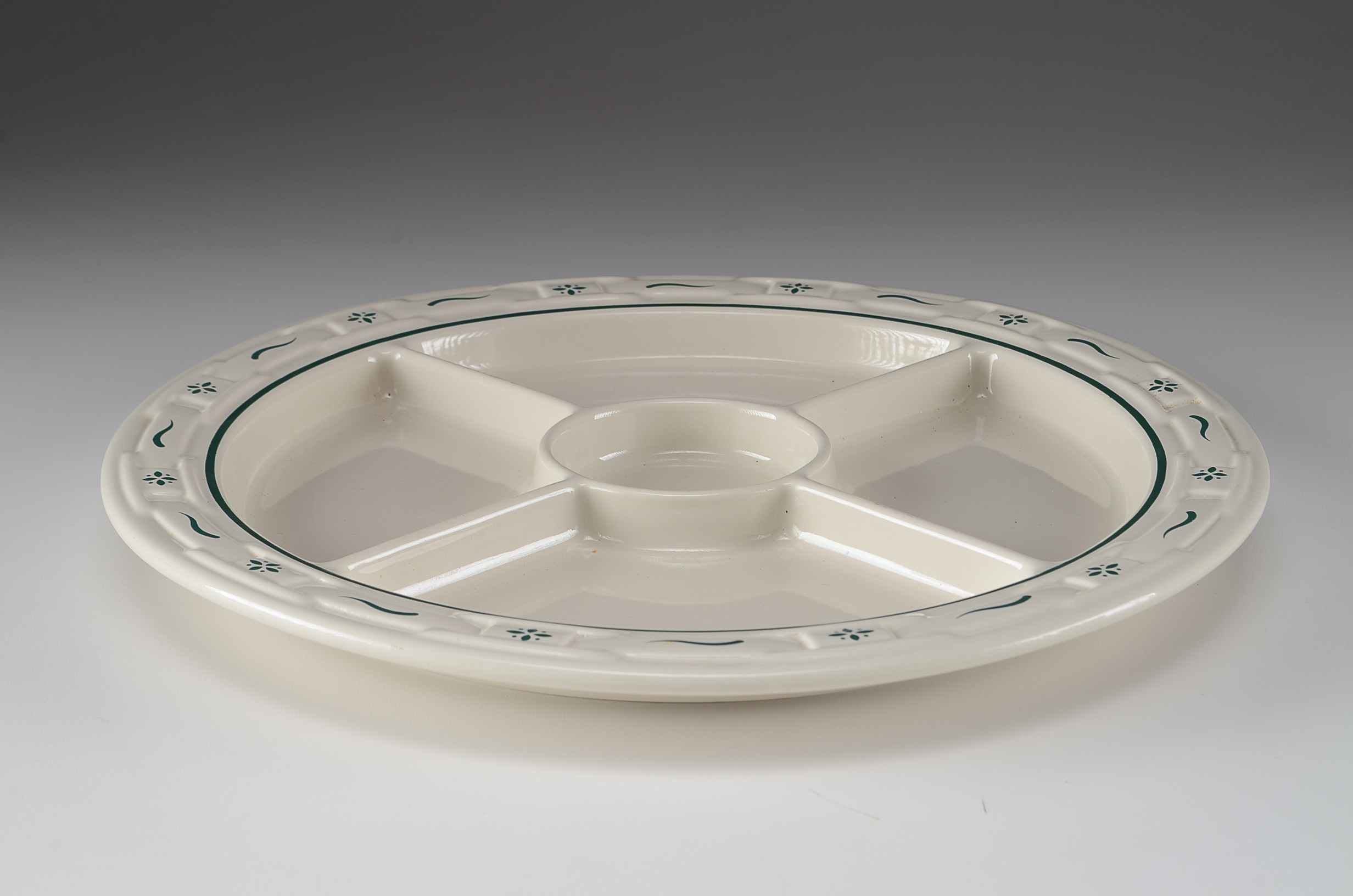 Longaberger Divided Pottery Platter