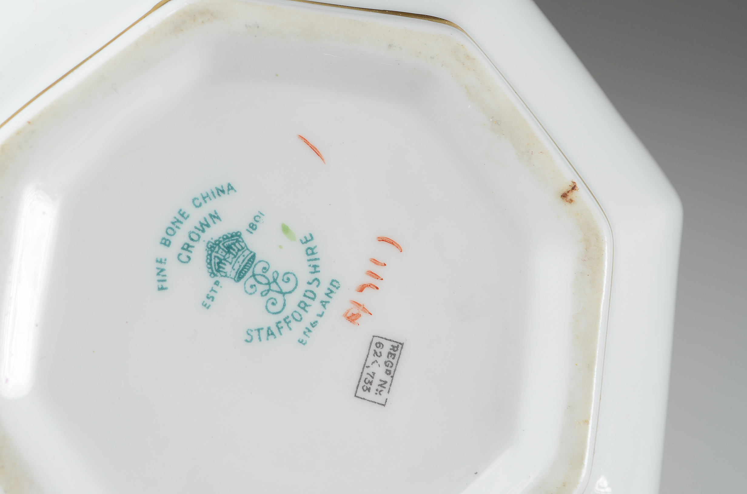 Crown Staffordshire Covered Jar, Coalport Figurine, and More