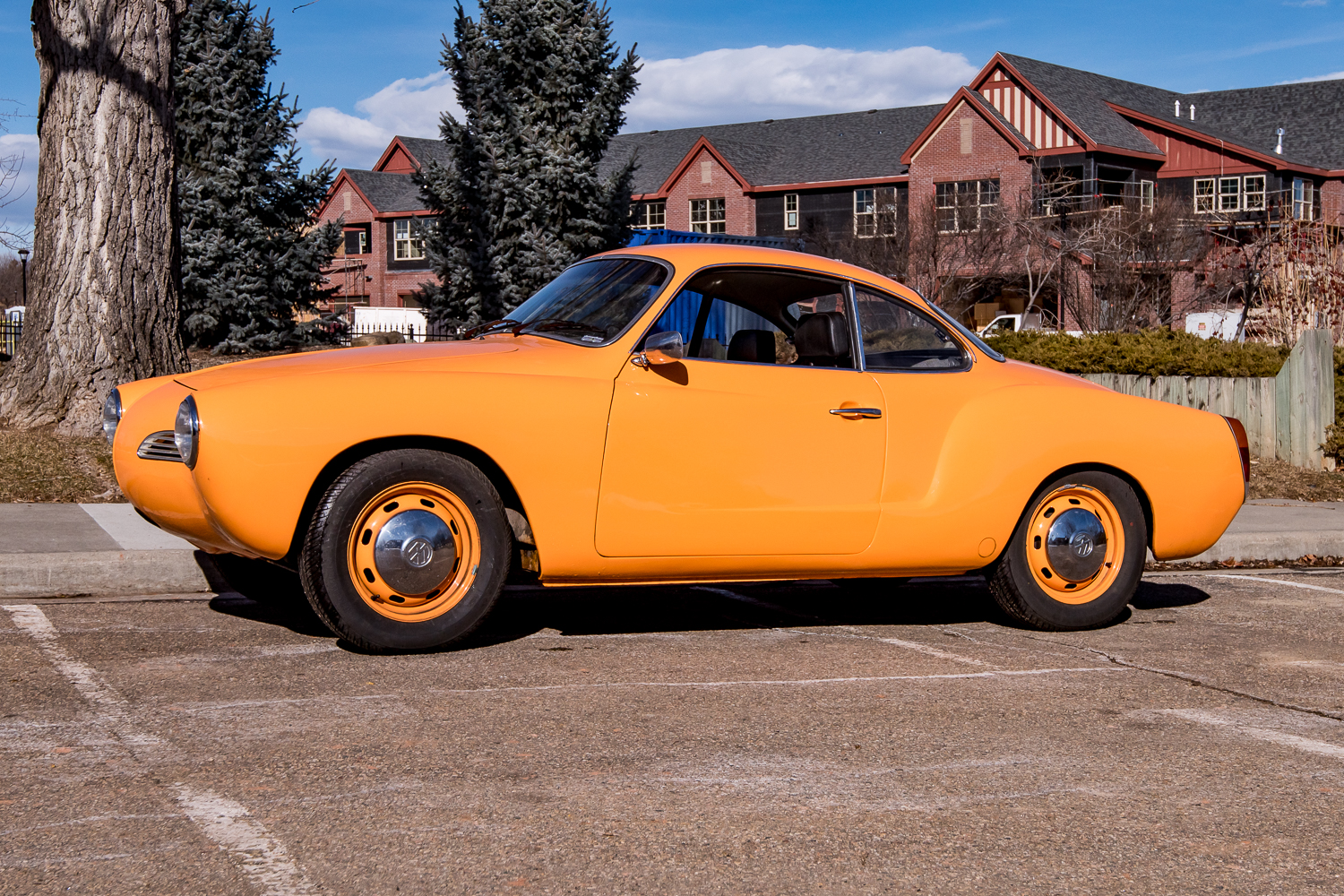 Amber Orange 1973 Volkswagen Karmann Ghia