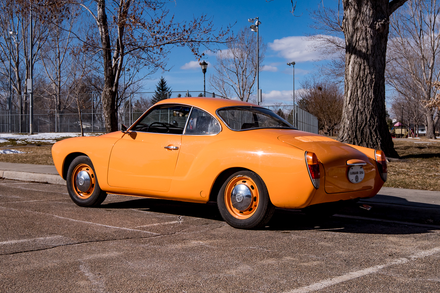 Amber Orange 1973 Volkswagen Karmann Ghia