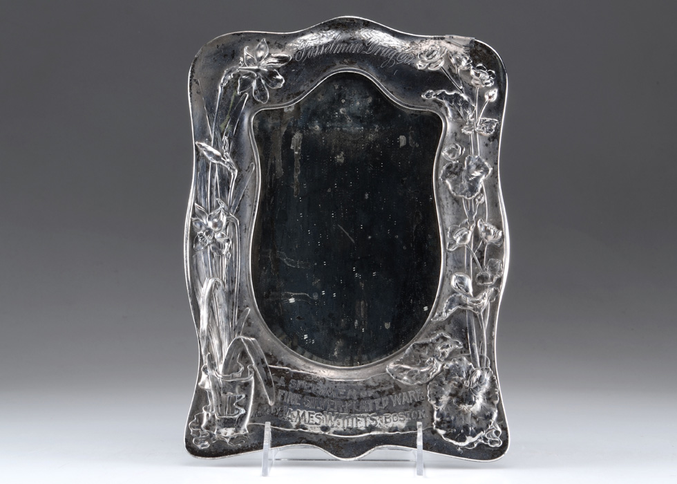 Vintage Silver Plated Mirror