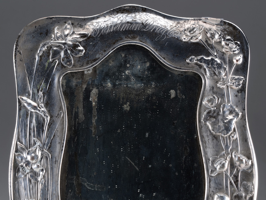 Vintage Silver Plated Mirror