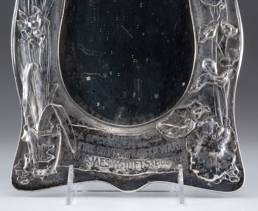 Vintage Silver Plated Mirror