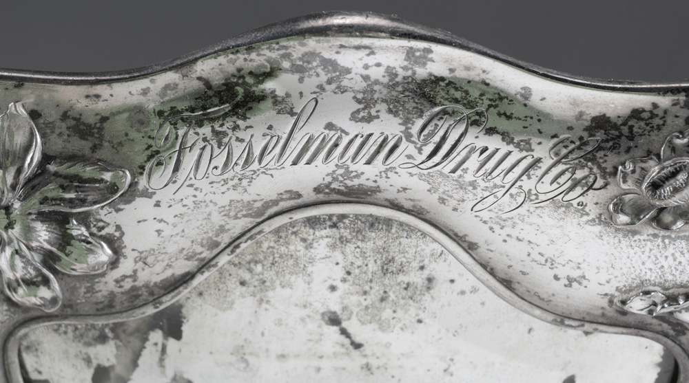 Vintage Silver Plated Mirror