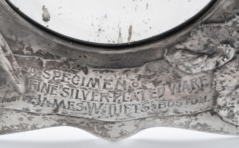 Vintage Silver Plated Mirror