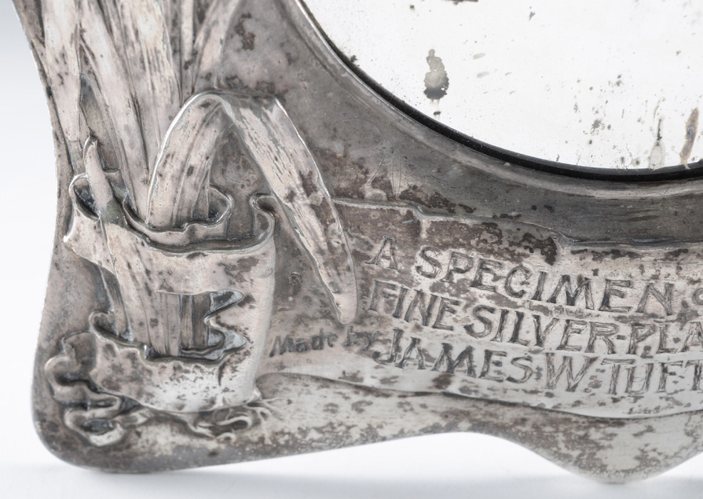 Vintage Silver Plated Mirror