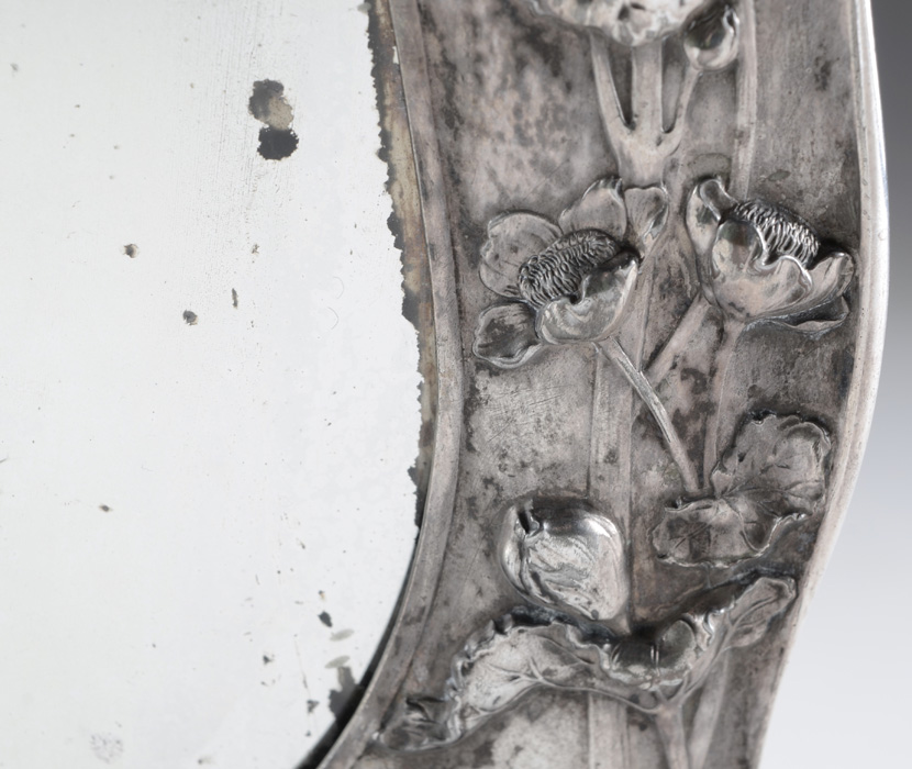 Vintage Silver Plated Mirror