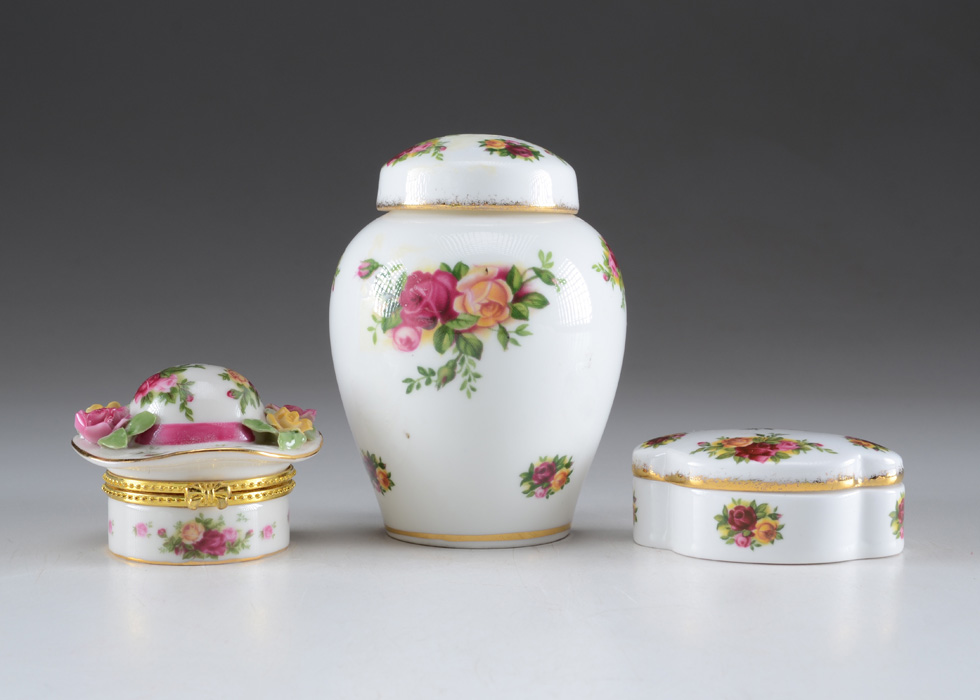 Royal Albert "Old Country Roses" Bone China Vanity Set