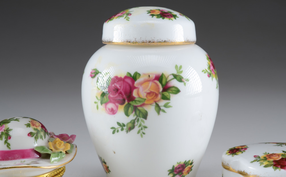 Royal Albert "Old Country Roses" Bone China Vanity Set