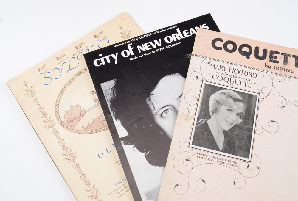 Large Assortment of 1920s to 1940s Sheet Music