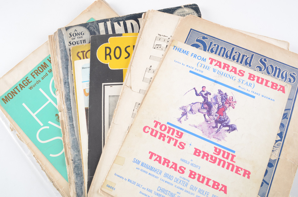 Large Assortment of 1920s to 1940s Sheet Music