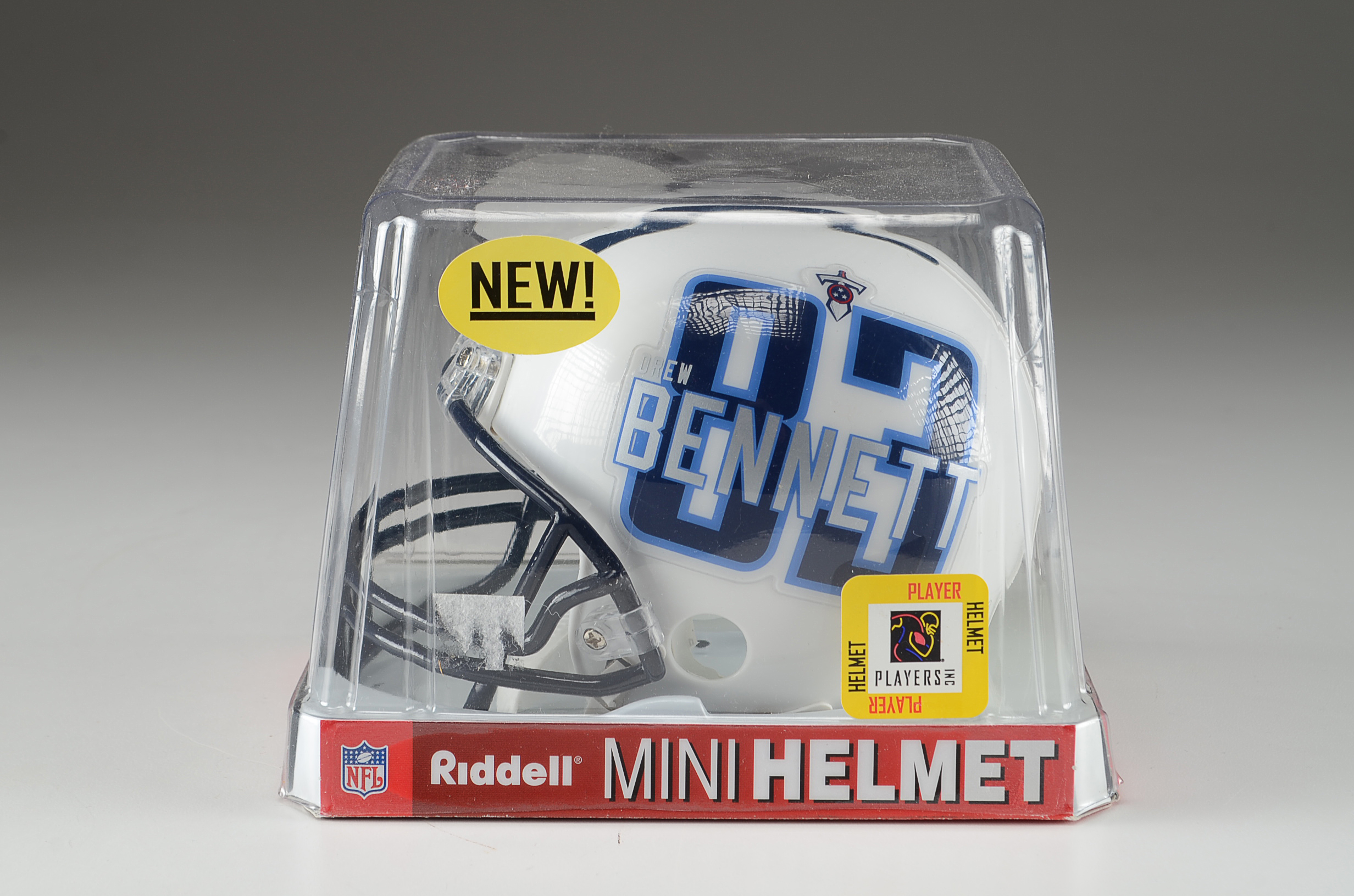 Drew Bennett Signed Titans Mini Helmet