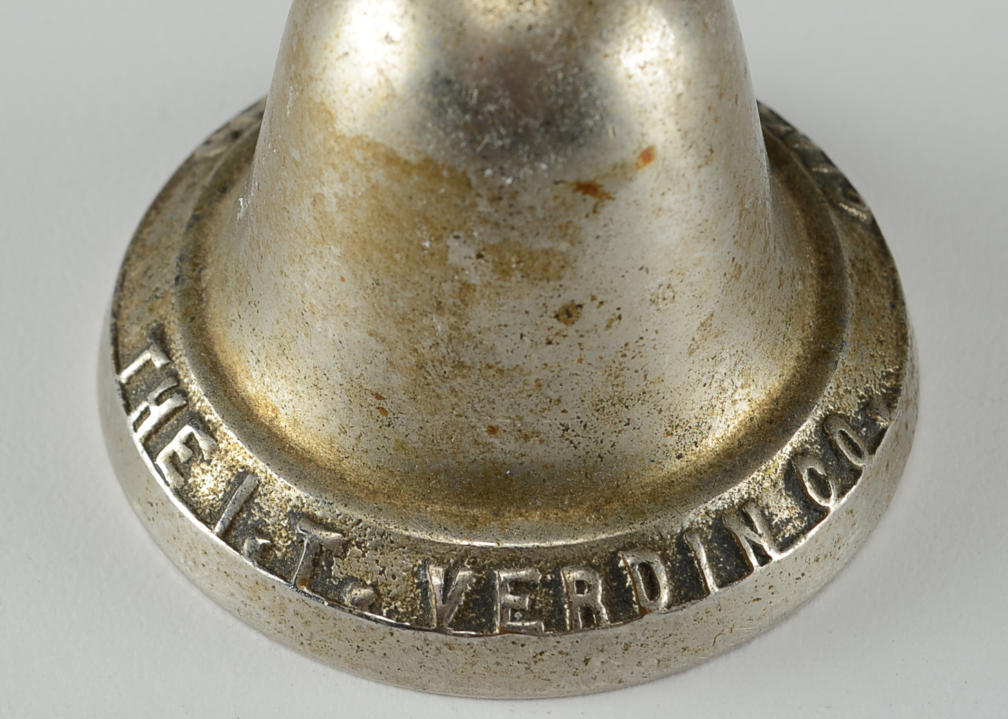 1930s/40s Advertising Cincinnati Verdin Bell Paperweight