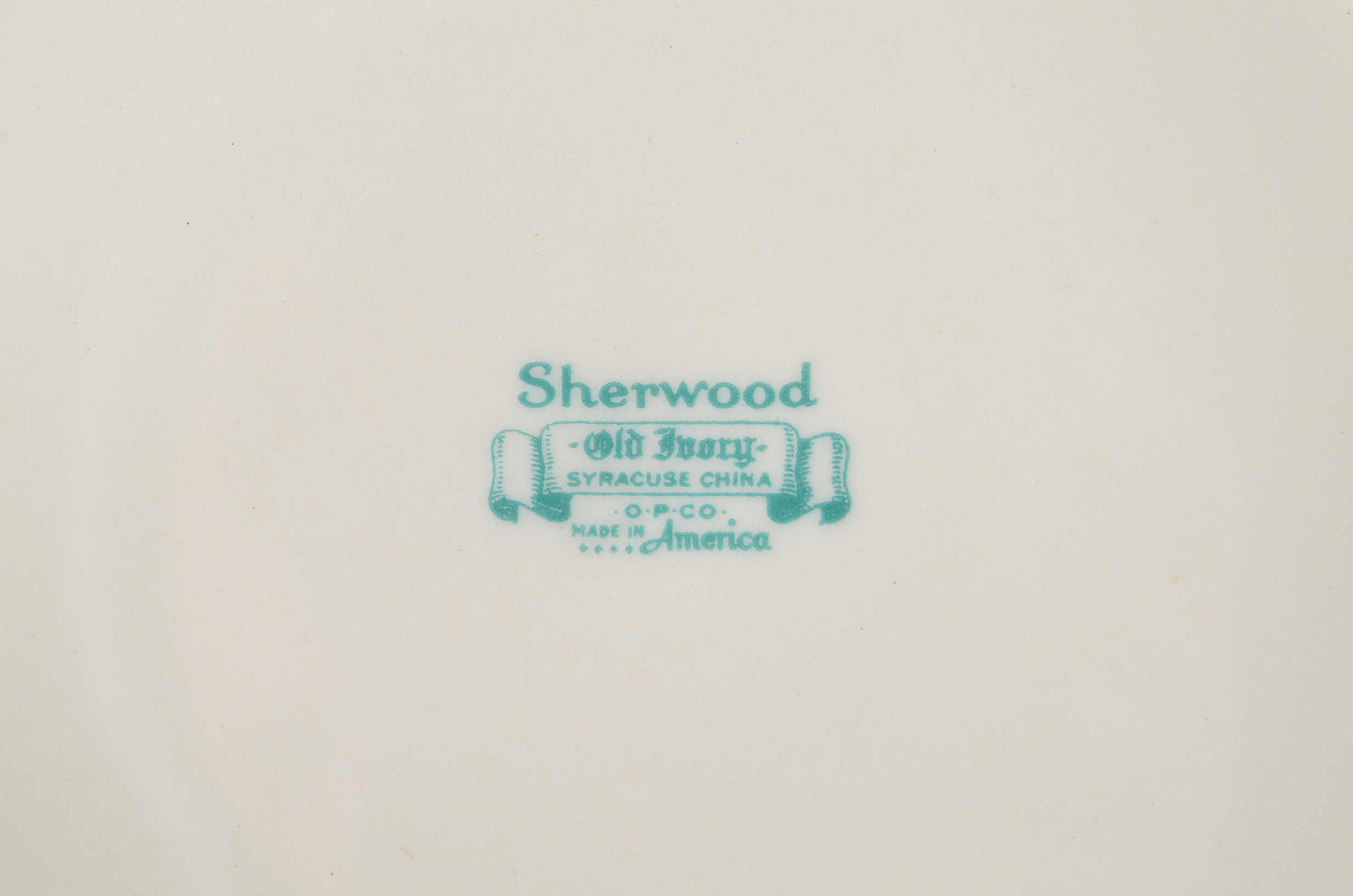Set of Sherwood "Old Ivory" Tableware