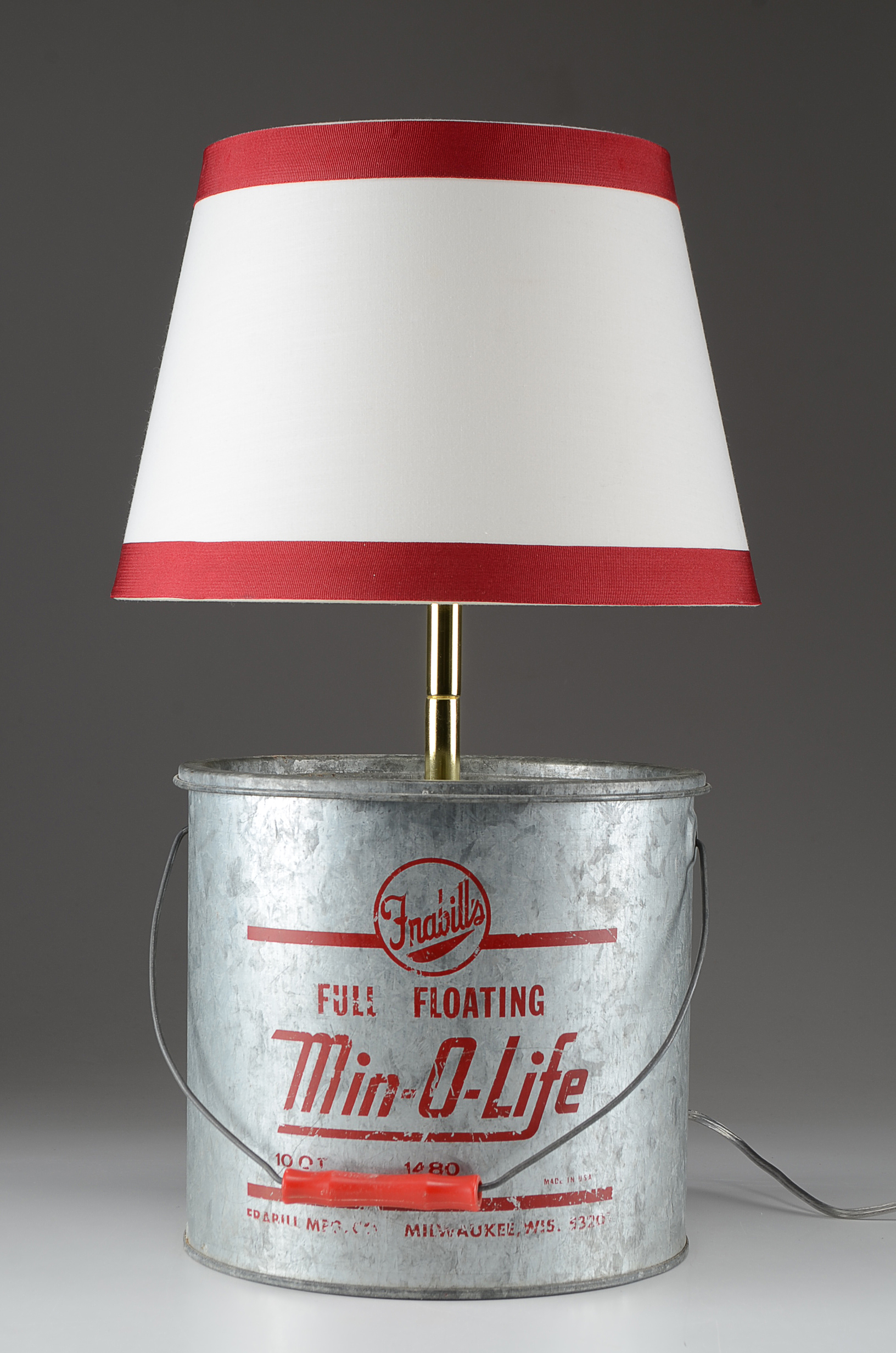 Repurposed Minnow Bucket Lamp