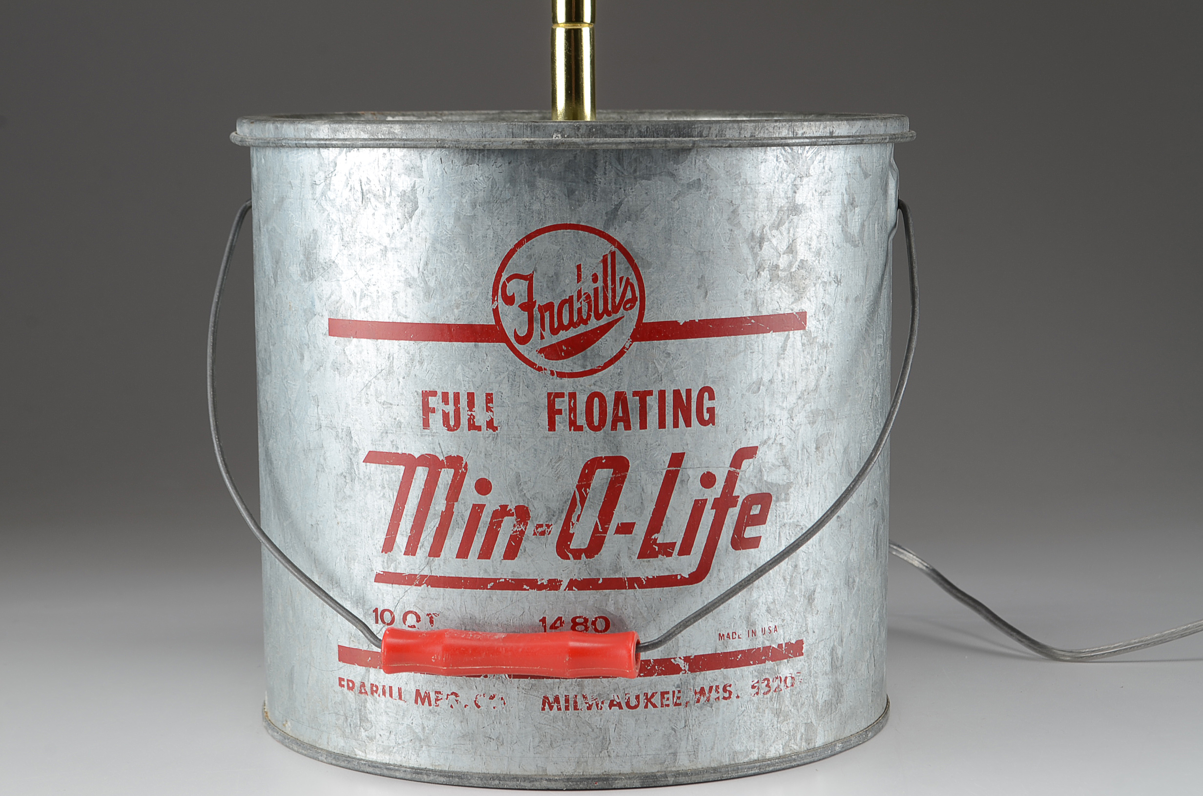 Repurposed Minnow Bucket Lamp