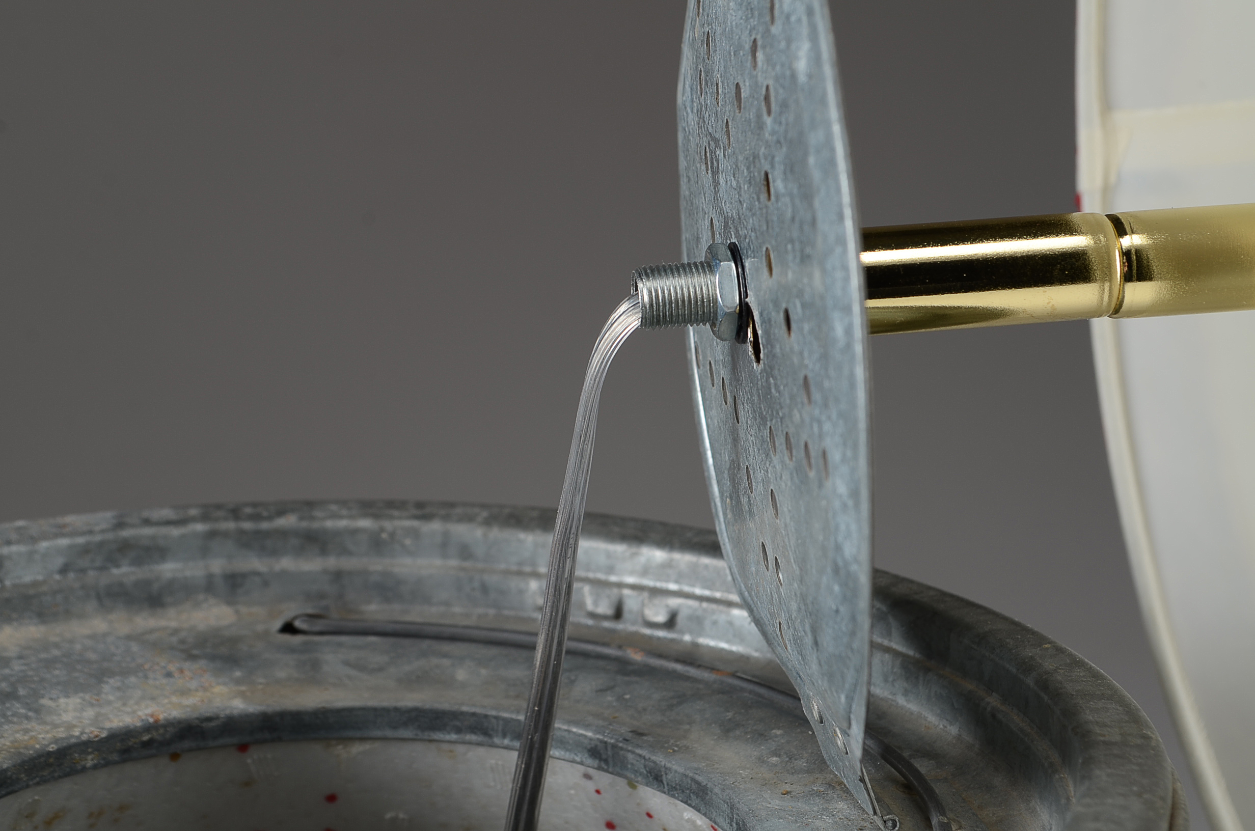 Repurposed Minnow Bucket Lamp