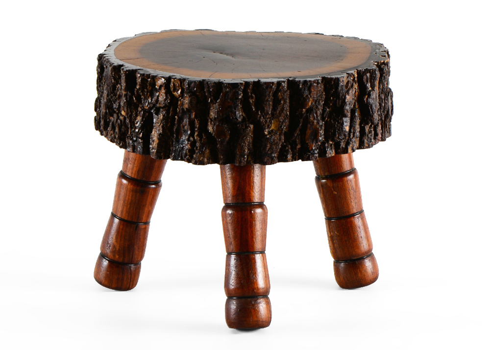 Rustic Pine Stool