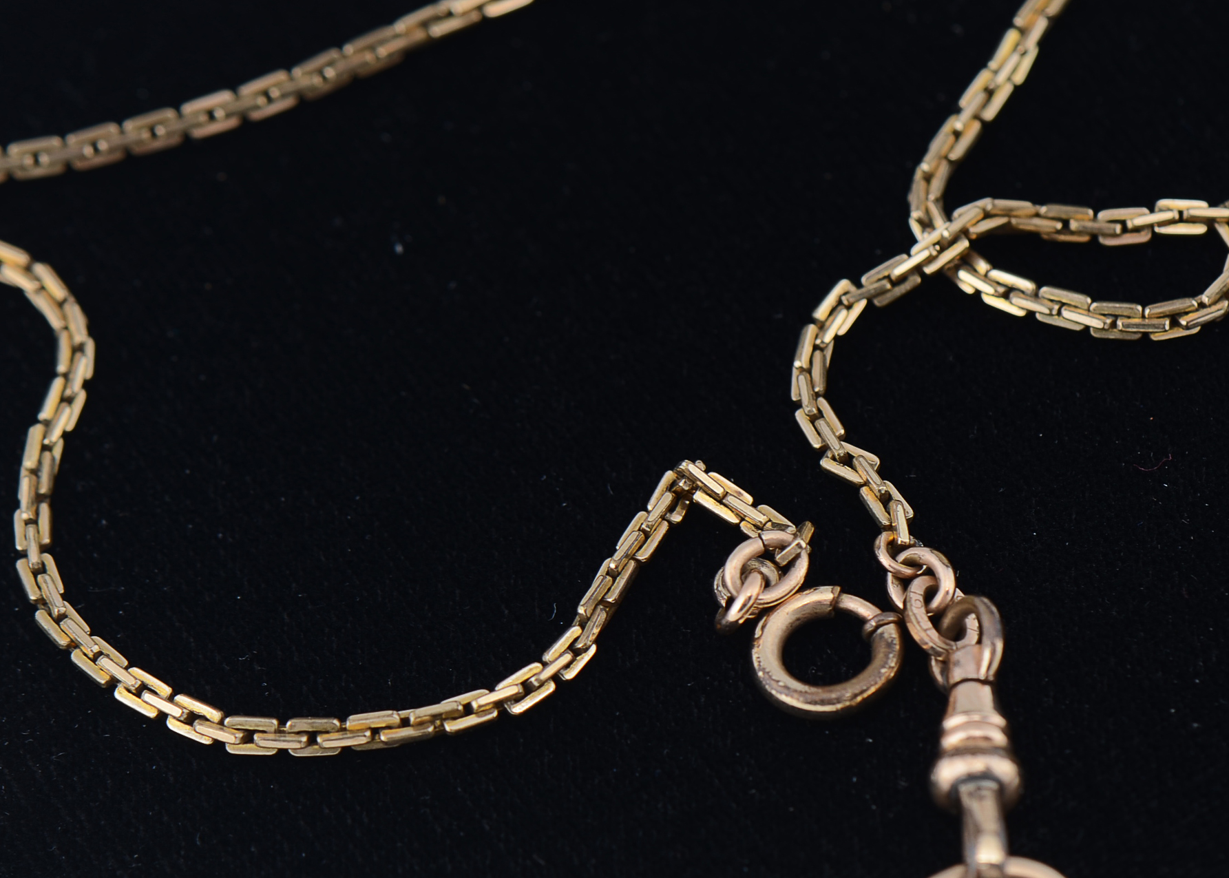 1905 Gold Filled Open Face Pocket Watch and Fob