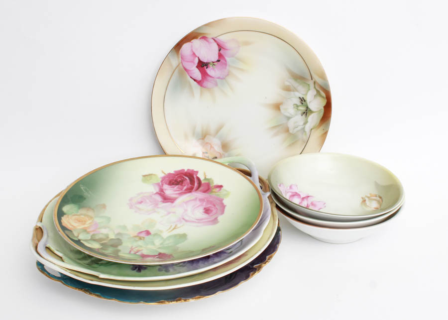 Antique Hand-Painted China Pieces