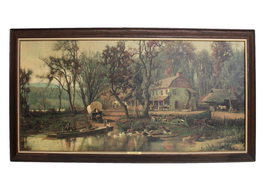 Print of "Half Way House" by H. Bolton Jones