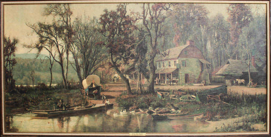 Print of "Half Way House" by H. Bolton Jones