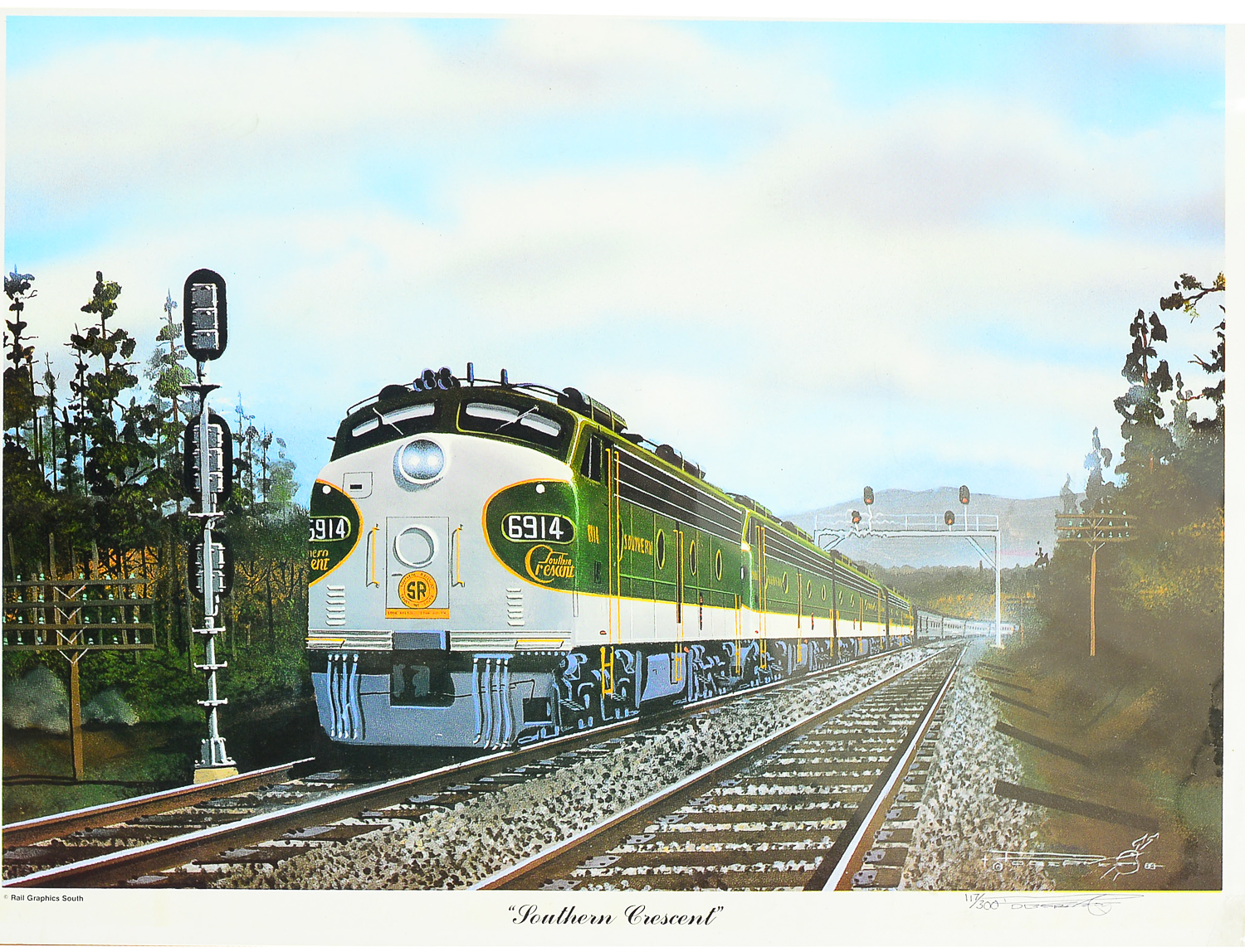 Collection of Robert West Locomotive Prints