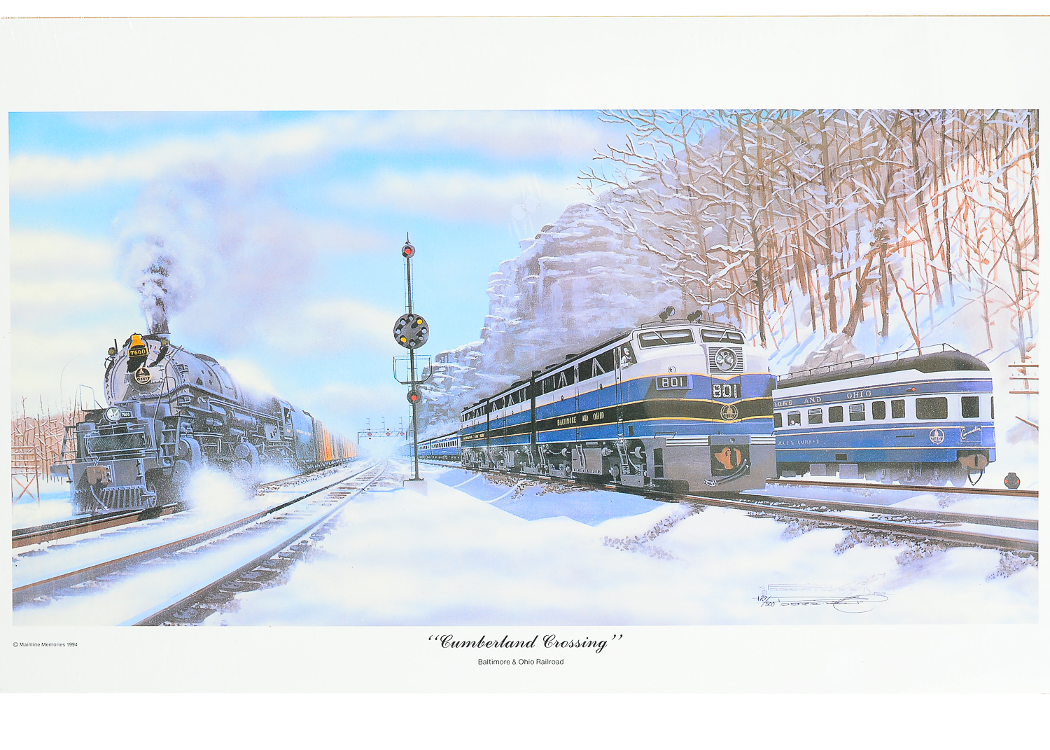 Collection of Robert West Locomotive Prints