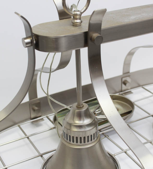 Steel Hanging Light Fixture