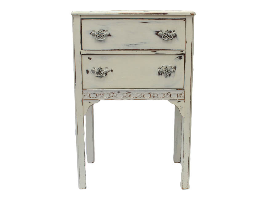 Two-Drawers Side Table