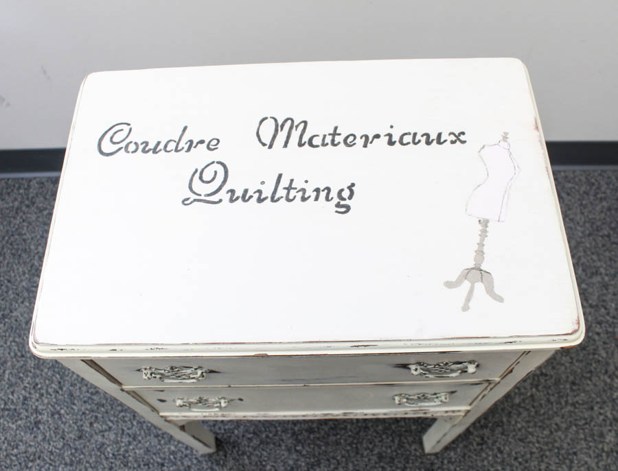 Two-Drawers Side Table